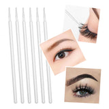 Maxbell False Eyelashes Extensions Kit Eye Patches Micro Brushes Tweezer Case Set White