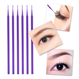 Maxbell False Eyelashes Extensions Kit Eye Patches Micro Brushes Tweezer Case Set Purple