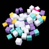 Maxbell 60Pcs Multicolor Nail Art Buffer Files Block Manicure Buffing Sanding Polish