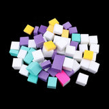 Maxbell 60Pcs Multicolor Nail Art Buffer Files Block Manicure Buffing Sanding Polish