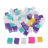 Maxbell 60Pcs Multicolor Nail Art Buffer Files Block Manicure Buffing Sanding Polish