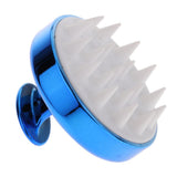 Maxbell Silicone Scalp Shampoo Massage Brush Washing Massager Hair Comb Blue