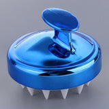 Maxbell Silicone Scalp Shampoo Massage Brush Washing Massager Hair Comb Blue