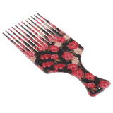 Maxbell Men Women Oily Hair Comb Hairdressing Slick Back Hairstyle Brush Tool M