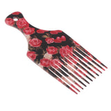 Maxbell Men Women Oily Hair Comb Hairdressing Slick Back Hairstyle Brush Tool S