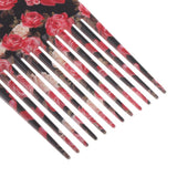 Maxbell Men Women Oily Hair Comb Hairdressing Slick Back Hairstyle Brush Tool S