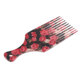 Maxbell Men Women Oily Hair Comb Hairdressing Slick Back Hairstyle Brush Tool S