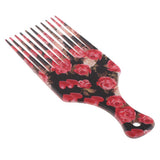 Maxbell Men Women Oily Hair Comb Hairdressing Slick Back Hairstyle Brush Tool S