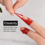 Maxbell DIY Acrylic UV Gel Nail Extension Kit Nail Forms Brushes Manicure Set Orange
