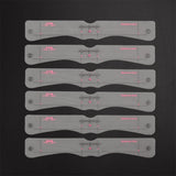 Maxbell 12pcs Eyebrow Shaping Stencils Grooming Kit Brow Shaper Definition Templates