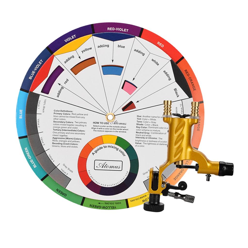 ⚡️Buy Maxbell Rotary Tattoo Motor Machine Color Wheel Mixing Guide ...