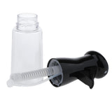 Maxbell 200ml Empty Hair Styling Spray Bottle Fine Water Mister Trigger Pump Sprayer Black