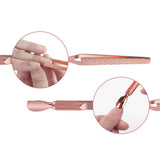 Maxbell 3 Way C-curve Nail Art Pincher Pinching Tool Cuticle Pusher for Acrylic Nail