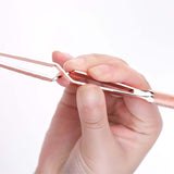 Maxbell 3 Way C-curve Nail Art Pincher Pinching Tool Cuticle Pusher for Acrylic Nail