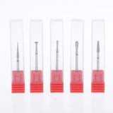 Maxbell 5Pcs Emery Manicure Pedicure Grinding Head Cuticle Clean Nail File Drill Bit