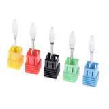 Maxbell 5x Electric Ceramic Nail Drill Bit Acrylic UV Gels Polish Removal Files Bits