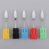 Maxbell 5x Electric Ceramic Nail Drill Bit Acrylic UV Gels Polish Removal Files Bits
