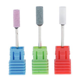 Maxbell 3pcs Pro Salon DIY Nail Art Drill Bits Set Manicure Electric Polishing Head