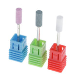 Maxbell 3pcs Pro Salon DIY Nail Art Drill Bits Set Manicure Electric Polishing Head