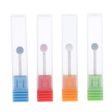 Maxbell 4x Nail Drill Bits Ball Head Diamond Rotary Burrs Cuticle Clean Manicure Bit