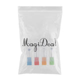 Maxbell 4x Nail Drill Bits Ball Head Diamond Rotary Burrs Cuticle Clean Manicure Bit