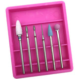 Maxbell 6pcs Electric Nail Drill Bit Set Grinding Head for Acrylic UV Gel Shaping 05
