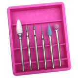 Maxbell 6pcs Electric Nail Drill Bit Set Grinding Head for Acrylic UV Gel Shaping 05