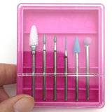 Maxbell 6pcs Electric Nail Drill Bit Set Grinding Head for Acrylic UV Gel Shaping 05