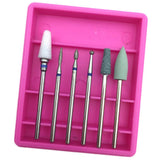 Maxbell 6pcs Electric Nail Drill Bit Set Grinding Head for Acrylic UV Gel Shaping 08
