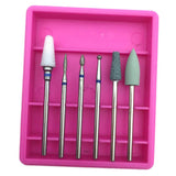 Maxbell 6pcs Electric Nail Drill Bit Set Grinding Head for Acrylic UV Gel Shaping 08