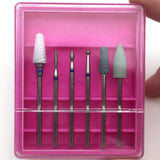 Maxbell 6pcs Electric Nail Drill Bit Set Grinding Head for Acrylic UV Gel Shaping 08