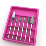 Maxbell 6pcs Electric Nail Drill Bit Set Grinding Head for Acrylic UV Gel Shaping 08
