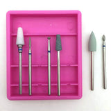 Maxbell 6pcs Electric Nail Drill Bit Set Grinding Head for Acrylic UV Gel Shaping 08