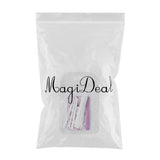 Maxbell 10x Adhesive French Nail Extension Fiberglass Tips Form Building Fiber Glass