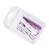 Maxbell 10x Adhesive French Nail Extension Fiberglass Tips Form Building Fiber Glass