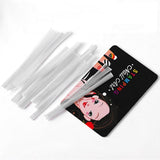 Maxbell 10x Adhesive French Nail Extension Fiberglass Tips Form Building Fiber Glass