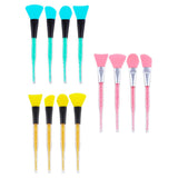 Max 4x Silicone Face Mask Brush Applicator Tool for Facials Mud Clay Mask Pink