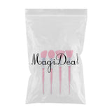 Max 4x Silicone Face Mask Brush Applicator Tool for Facials Mud Clay Mask Pink