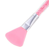 Max 4x Silicone Face Mask Brush Applicator Tool for Facials Mud Clay Mask Pink