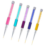 Maxbell Crystal Nail Art Design DIY Drawing Painting Striping UV Gel Pen Brush 7mm