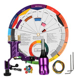 Maxbell Rotary Tattoo Motor Machine Color Wheel Mixing Guide Tattoo Tool Set Purple