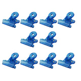 Maxbell 10X Reusable Acrylic Nail Polish Remover Clips Nail Art Soak Off Clip Blue