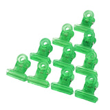 Maxbell 10X Reusable Acrylic Nail Polish Remover Clips Nail Art Soak Off Clip Green