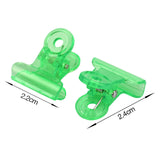 Maxbell 10X Reusable Acrylic Nail Polish Remover Clips Nail Art Soak Off Clip Green