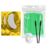 Maxbell 4 in 1 Professional Beginner Grafting Eye Lash Eyelash Extensions Set Green