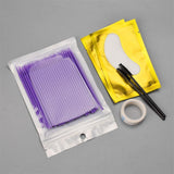 Maxbell 4 in 1 Professional Beginner Grafting Eye Lash Eyelash Extensions Set Purple
