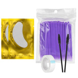 Maxbell 4 in 1 Professional Beginner Grafting Eye Lash Eyelash Extensions Set Purple