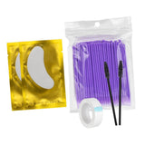 Maxbell 4 in 1 Professional Beginner Grafting Eye Lash Eyelash Extensions Set Purple