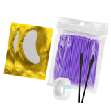Maxbell 4 in 1 Professional Beginner Grafting Eye Lash Eyelash Extensions Set Purple