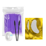Maxbell 4 in 1 Professional Beginner Grafting Eye Lash Eyelash Extensions Set Purple